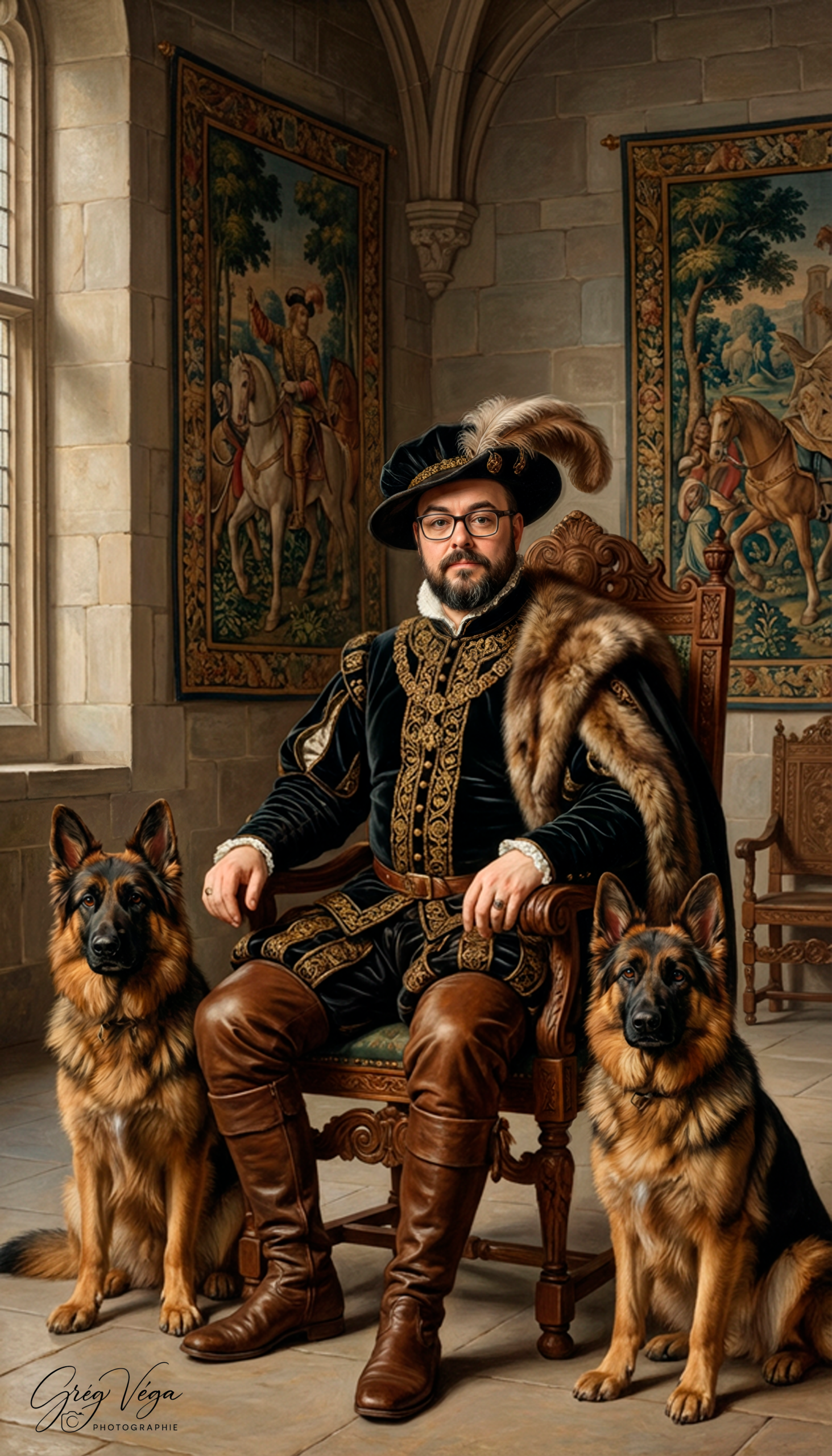 Portrait transformé version artistique exemple 2