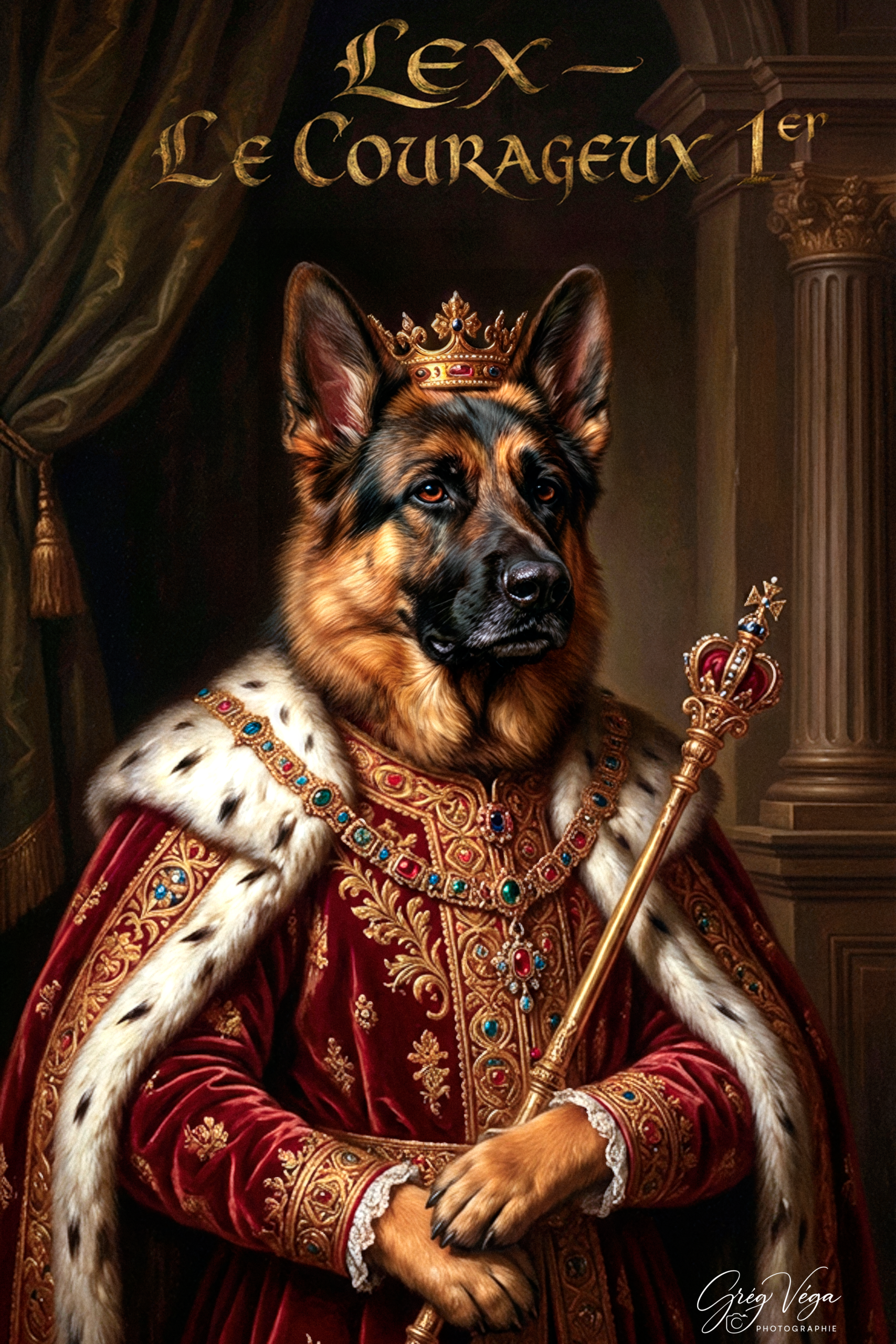 Portrait transformé Lex le courageux